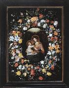 BRUEGHEL, Ambrosius Holy Virgin and Child Norge oil painting reproduction